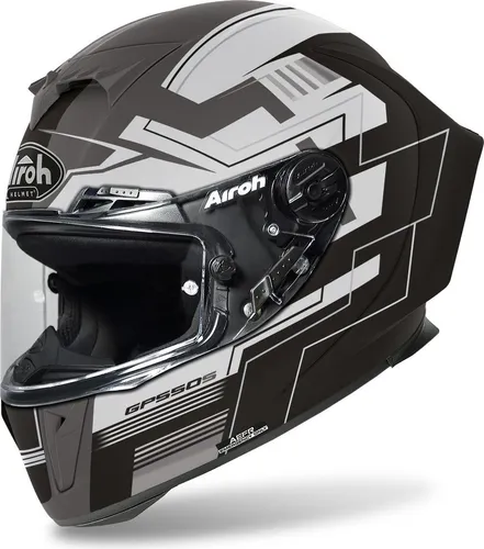 helm GP 550 S Challenge, AIROH (mattschwarz, Größe XL) 2023