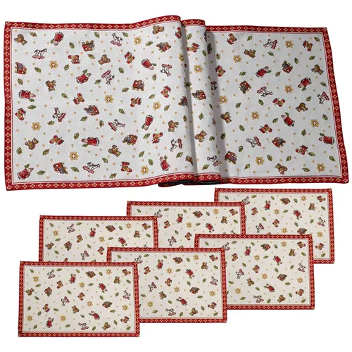 Villeroy & Boch Toy's Delight Tisch-Set 7-teilig XL aus Baumwolle