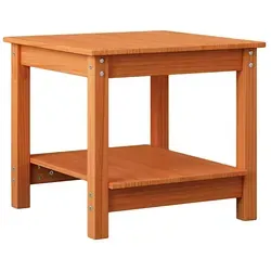vidaXL Couchtisch Wachsbraun 50 x 50 x 45 cm Massivholz Kiefer