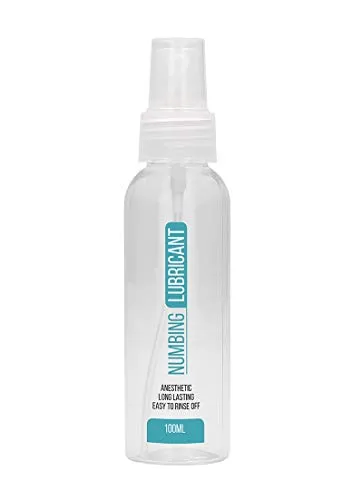 Shots Toys Pharmquest by Shots Gleitmittel auf Wasserbasis mit betäubender Wirkung, 100 ml PHA161, Transparent