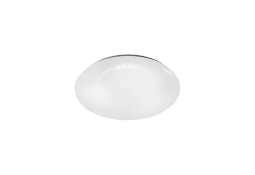 Licht-Erlebnisse Deckenleuchte RENSUM, LED fest integriert, Warmweiß, LED Ø 25 cm rund Weiß warmweißes Licht 3000 K 960 lm Modern