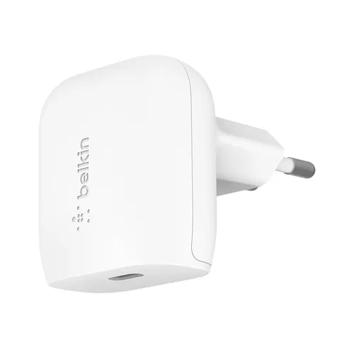 Belkin USB-C Netzladegerät Reiselader 18W Schnellladegerät Power Delivery weiß