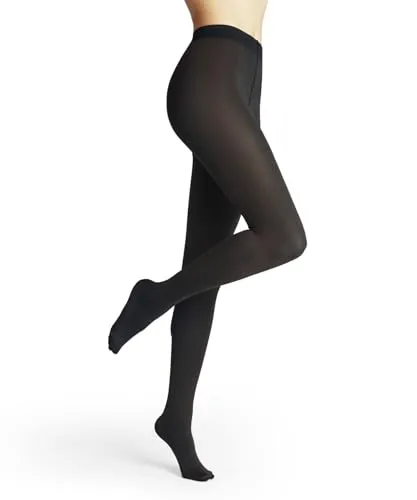 FALKE Damen Strumpfhose - Pure Matt 100 DEN, blickdicht und komfortabel - Sportsocken - Hochwertige 100 DEN Strumpfhose aus recyceltem Polyamid, absolut blickdicht und mit anatomisch geformter Fußspitze für höchsten Tragekomfort.