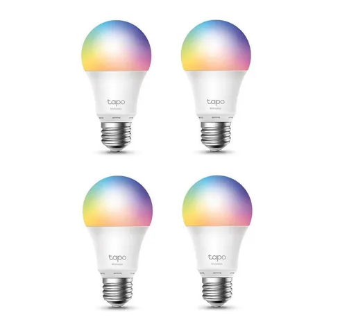 Tapo L530E smarte WLAN Glühbirne E27 - Energiesparlampe mit 16 Millionen Farben, dimmbar und steuerbar über Alexa oder Google Assistant – ideal für individuelles Lichtdesign im Smart Home.