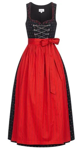 Nübler Dirndl Dirndl lang Thea in Schwarz von Nübler in schwarz von Nübler