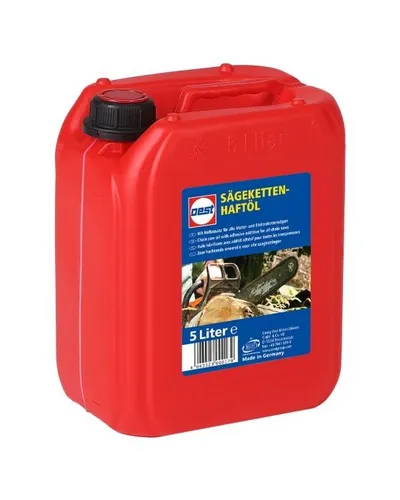 OEST Sägekettenhaftöl 5L - Kettensägenöl für Motorsägen - Hochwertiges Kettensägenöl in praktischer 5L Verpackung, ideal für den Einsatz in Kettensägen und Motorsägen, sorgt für optimale Schmierung.