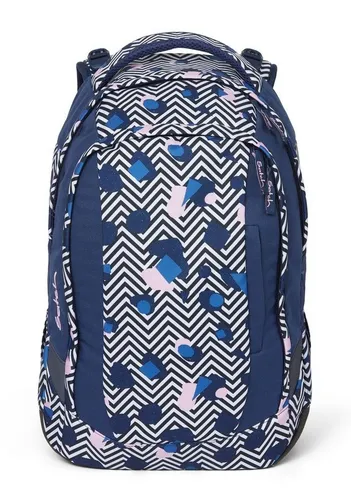 SATCH Unisex-Kinder Sleek Rucksack Mehrfarbig (Stoney Mony) - Schulranzen mit ergonomischer Rückseite, ideal für wachsende Kinder. Viele Fächer für optimale Organisation und praktische Nutzung.