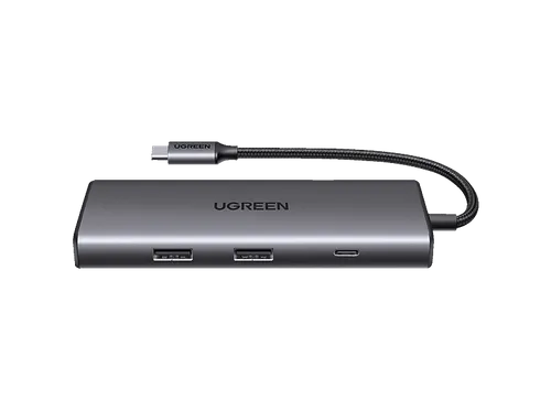 UGREEN Revodok Pro 107 USB C Dockingstation - 7 in 1 Hub mit 4K HDMI und 100W Power Delivery, ideal für schnelle Datenübertragung und vielseitige Anschlussmöglichkeiten