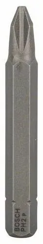 Bosch Accessories 2607001522 Kreuzschlitz-Bit PH 2 extra hart C 6.3 3St.