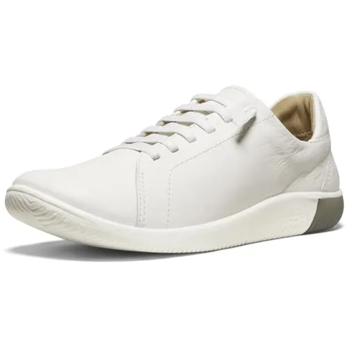 KEEN 1028356 Star White Gr. 39½ - Damen-Sneaker - Hochwertiger Leder-Obermaterial für Langlebigkeit, weiche Leder-Innenausstattung für Komfort und hervorragende Unterstützung durch die lederummantelte PU-Einlage.