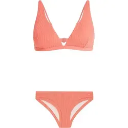 PROTEST PRTBIGHT Bikini 2023 sugarcoral - L - Bademode mit elegantem V-Ausschnitt und PFC-freier Herstellung. Der Triangel-Bikini bietet herausnehmbare Pads für extra Support und betont deine Kurven – perfekt für den Pool!