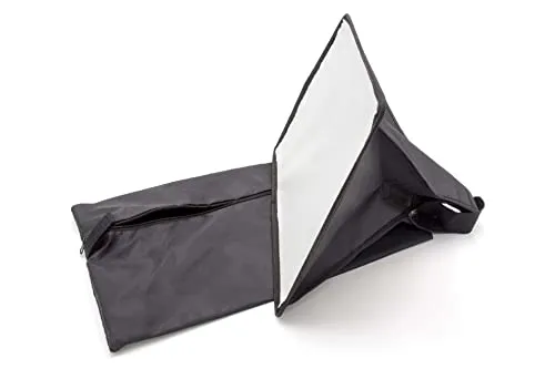 vhbw Softbox-Blitz-Diffusor kompatibel mit Sony HVL-F60M Blitz, Kamera - Kunststoff Schwarz, 22 x 32 cm