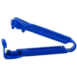 Katheter Klemme blau Kunststoff