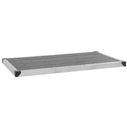 vidaXL Garten-Duschwanne WPC Edelstahl 110 x 62 cm Grau - Duschwannen für den Außenbereich, robust und korrosionsbeständig mit modernem Design. Ideal für Garten, Hof oder Pool und leicht zu reinigen.