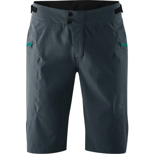 Gonso Fahrradshorts Slim Fit in Dunkelblau, Größe 4XL für Herren - Fahrradhosen für Herren von Gonso, atmungsaktiv und leichtgewichtig, ideal für Outdoor-Aktivitäten. Hergestellt aus recyceltem Polyester mit praktischen Reißverschlusstaschen.