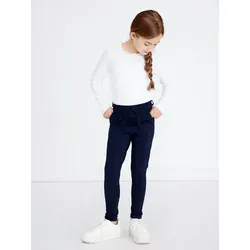 NAME IT Girl Hose Regular Fit - Hosen für Mädchen, bequeme Regular Fit Anzughose mit angenähtem Kordelzug und normaler Bundhöhe für perfekten Tragekomfort.