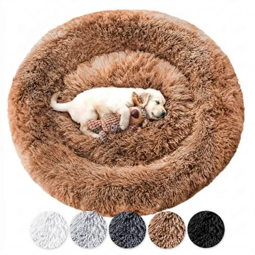 Wahre Tierliebe Hundebett Fluffy Wolke in braun von Wahre Tierliebe