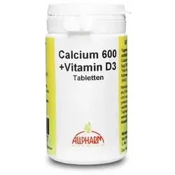 CALCIUM 600 mg+D3 Tabletten 60 St