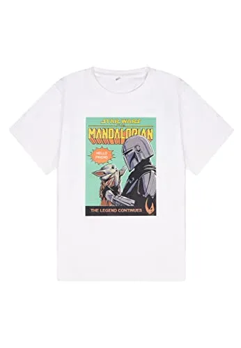 Star Wars The Mandalorian Jungen Kinder T-Shirt, Größe Kids:158-164