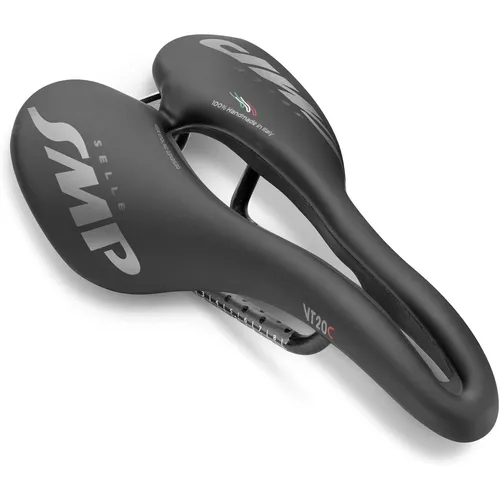 SMP VT20C Sattel, schwarz, Standard - Fahrradsattel mit ergonomischem Design für optimalen Komfort und Unterstützung bei langen Fahrten.