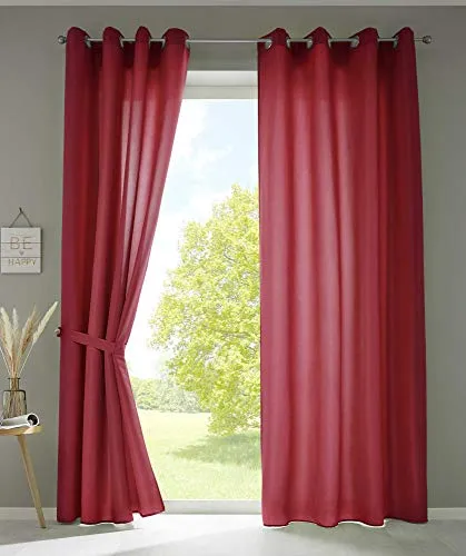 Vorhänge & Gardinen Rot von Gardinenbox