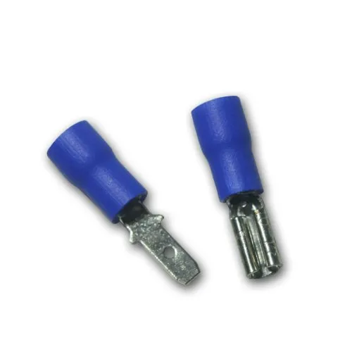 world-trading-net - 20 Paar 2,8mm Flachsteckverbinder Blau 1,5-2,5mm²