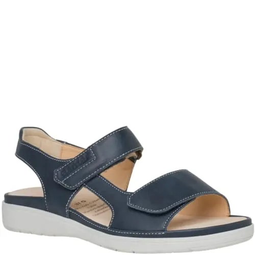 Ganter Gina Sandalette blau 42 EU - Wanderschuhe mit ergonomischem Design, ideal für komfortables Gehen und Wandern in der Natur.