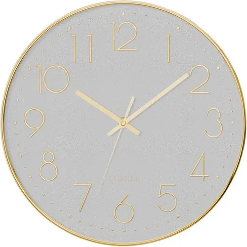 Silent Wanduhr Atmosphera Ø 30 cm in grau von Atmosphera