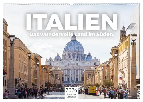 Benjamin Lederer | Italien - Wundervolle Bilder im Wandkalender 2025 - Entdecken Sie die Schönheit Italiens mit diesem 14-seitigen Wandkalender 2025. Ideal für Kunst- und Reisefans, bietet er beeindruckende Motive für jeden Monat.