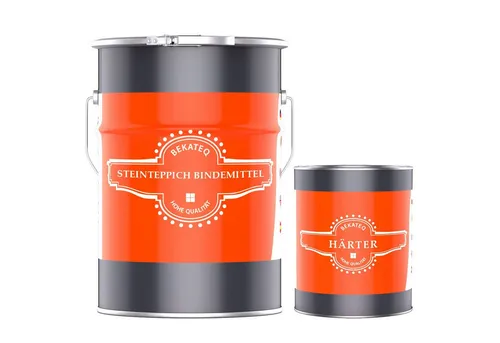 BEKATEQ 2-Komponentenkleber BK-610EP Steinteppich Bindemittel, (Epoxidharz + Härter), Kleber Epoxykleber Buntsteinputz Glasteppich