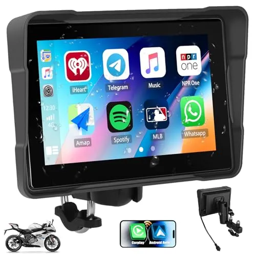 Tragbarer Motorrad-Carplay-Bildschirm 5 Zoll