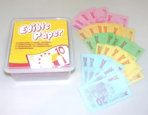 ESSBARES PAPIER ESSBARES GELDGELD 400 STÜCK.