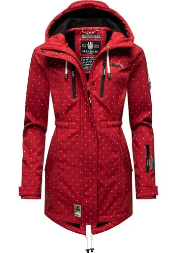 Marikoo Funktionsmantel Zimtzicke Softshell Parka mit Kapuze