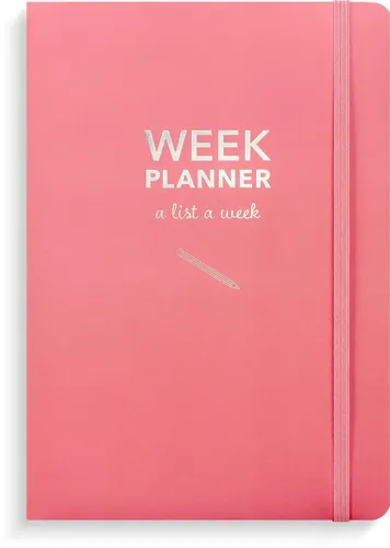 Burde Week Planner undated pink | Taschenbuch | Englisch | Burde Publishing AB