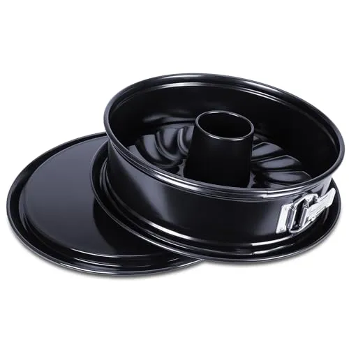 Städter Springform we love baking 26 cm - 2-tlg. Kuchenform aus hochwertigem Metall in Schwarz, ideal für perfekte Torten und Kuchen – ein Must-Have für jeden Backliebhaber!
