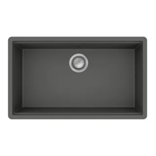 hansgrohe Einbauspüle S53 SilicaTec, steingrau 747x447mm von Hansgrohe