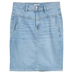 TOM TAILOR Bleistiftrock skirt denim Clean Light Stone Blue Denim 38