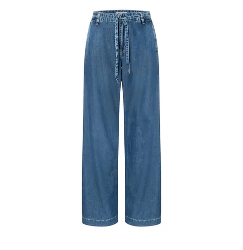 Mac MAC JEANS - Wendy Fluid Tencel in Blau, Größe 40/32 - Stylische Jeans aus Fluid Tencel für optimalen Tragekomfort, ideal für einen lässigen Look.