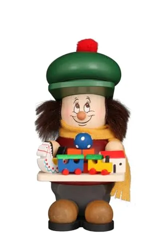 Christian Ulbricht Dekofigur Mikrowichtel Spielzeughändler (10cm) - Dekofiguren aus der beliebten 'Mikrowichtel'-Serie, ideal zum Sammeln und Verschenken, bringen festliche Stimmung in jedes Zuhause.