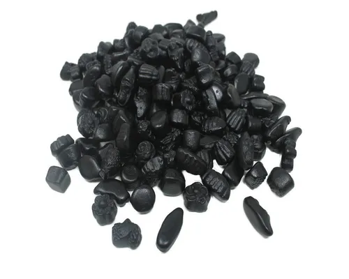 Fruchtgummi Bären & Co. Süßigkeit, Lakritz Assabesi Mischung aus kleinem würzigem Süßlakritz 175g