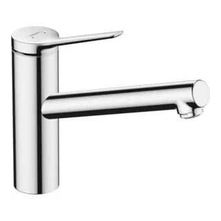 hansgrohe Zesis M33 Einhebel-Küchenarmatur ComfortZone 150 - Küchenarmatur mit ComfortZone 150 für mehr Bewegungsfreiheit, elegant in Chrom und ideal für moderne Küchen.