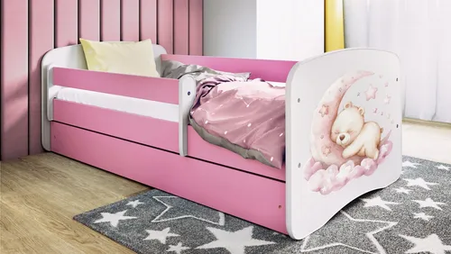 Raumhirsch Furniture Kinderbett in Rosa mit Schublade in pink von Raumhirsch Furniture