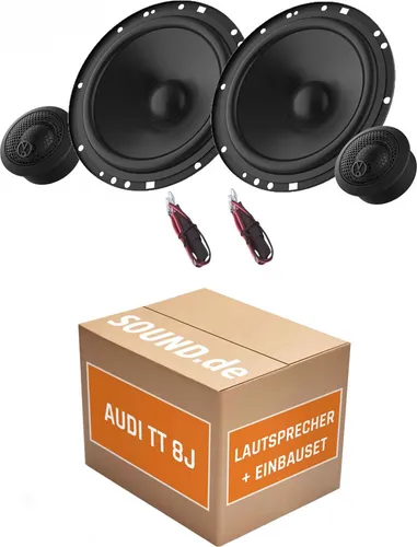 JBL Stage2 64CFS Lautsprecher Einbaupaket für Audi TT 8J