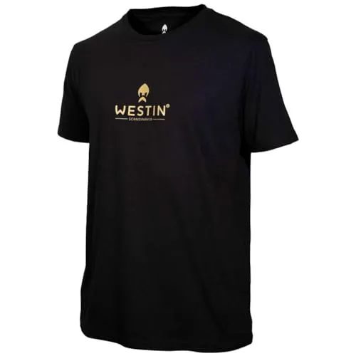 Westin Style T-Shirt Black - Angelshirt, Größe:XXXL