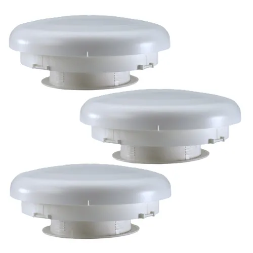 3x Dachentlüftung Pilzlüfter für eine Zwangsentlüftung für Ihren Wohnwagen