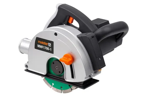 Meister Mauernutfräse 1700W, MMF1700-1 - Perfekte Wandfräse für präzise Nuten - Fräsen für saubere Nuten in Beton und Mauerwerk. Mit Laser-Markierhilfe und Staubabsaugung für ein staubfreies Arbeiten. Ideal für Kabel- und Rohrverlegung.