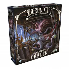 Abgrundtief – Namenloses Grauen - Gesellschaftsspiel, erlebe packende Abenteuer in einer düsteren Welt voller Geheimnisse und Herausforderungen, ideal für Horror-Fans.