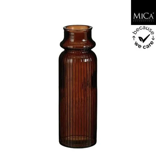 Mica Rosa Flaschenvase aus recyceltem Glas