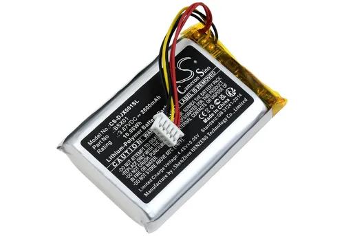 Powery Akku für für DJI Mic ASB01 wireless Mikrofon Transmitter Charging Case Akku 2600 mAh (3.87 V)