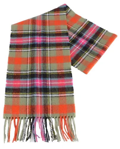 Locharron of Scotland Unisex Tartan Wolle Schal - rot